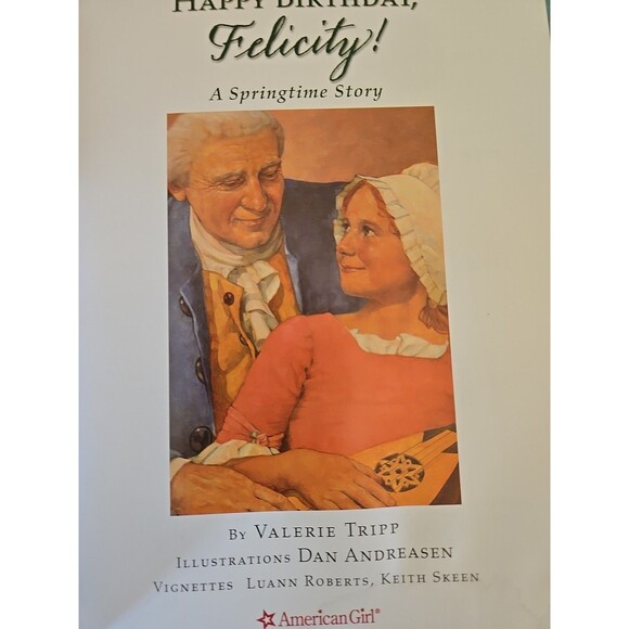 American Girl BOOK Happy Birthday Felicity Pleasant Company 1774 Story Paperback - Picture 3 of 8
